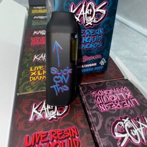 Alternative view of Kaos Live Resin X Liquid Diamonds